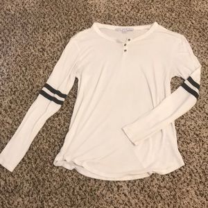 Long sleeve rugby style shirt